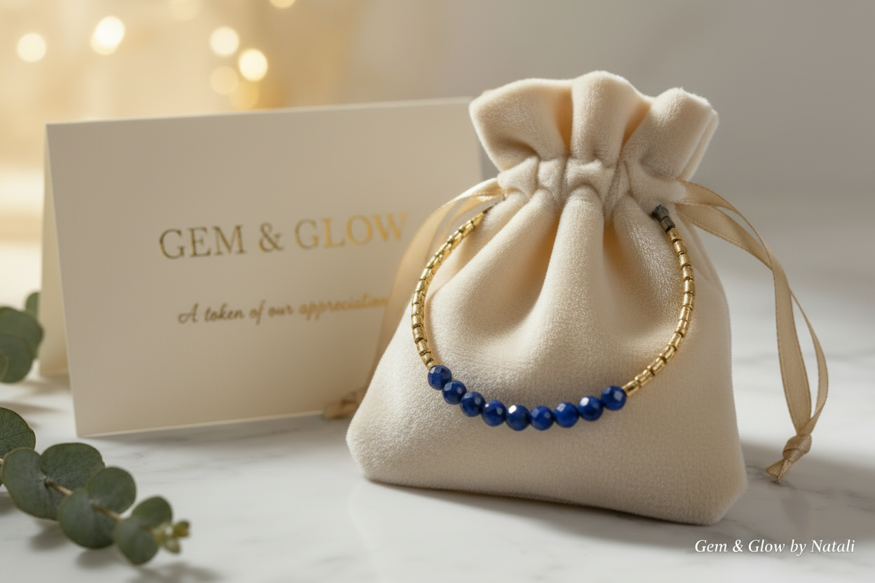 Lapis Glow Bracelet Gem N Glow by Natali