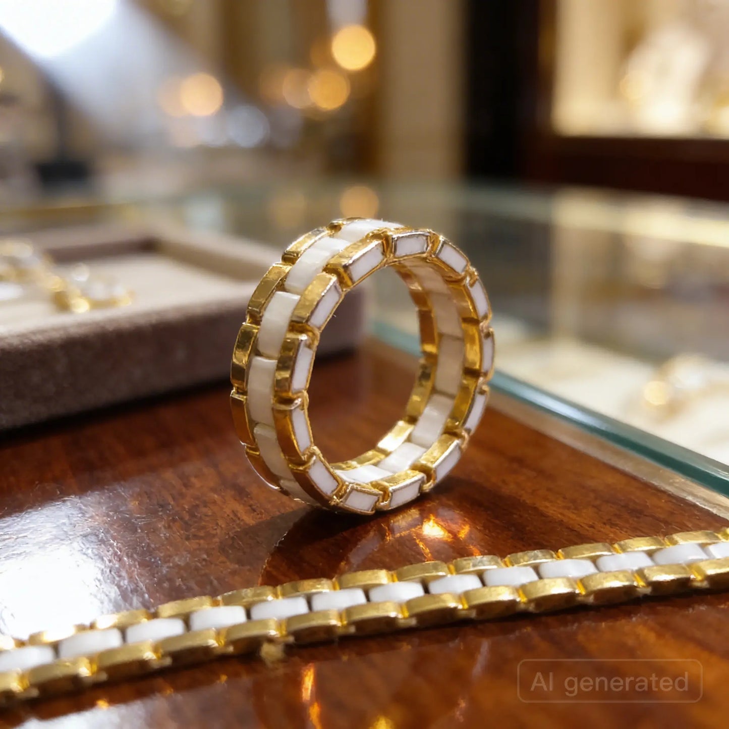 Ivory Rhythm- Pulse Ring - Gemnglow