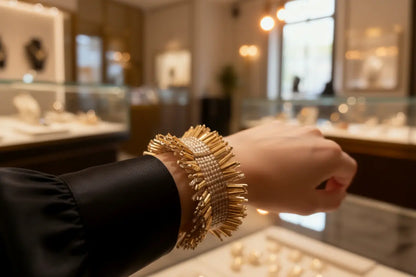 Crystal Crown Cuff